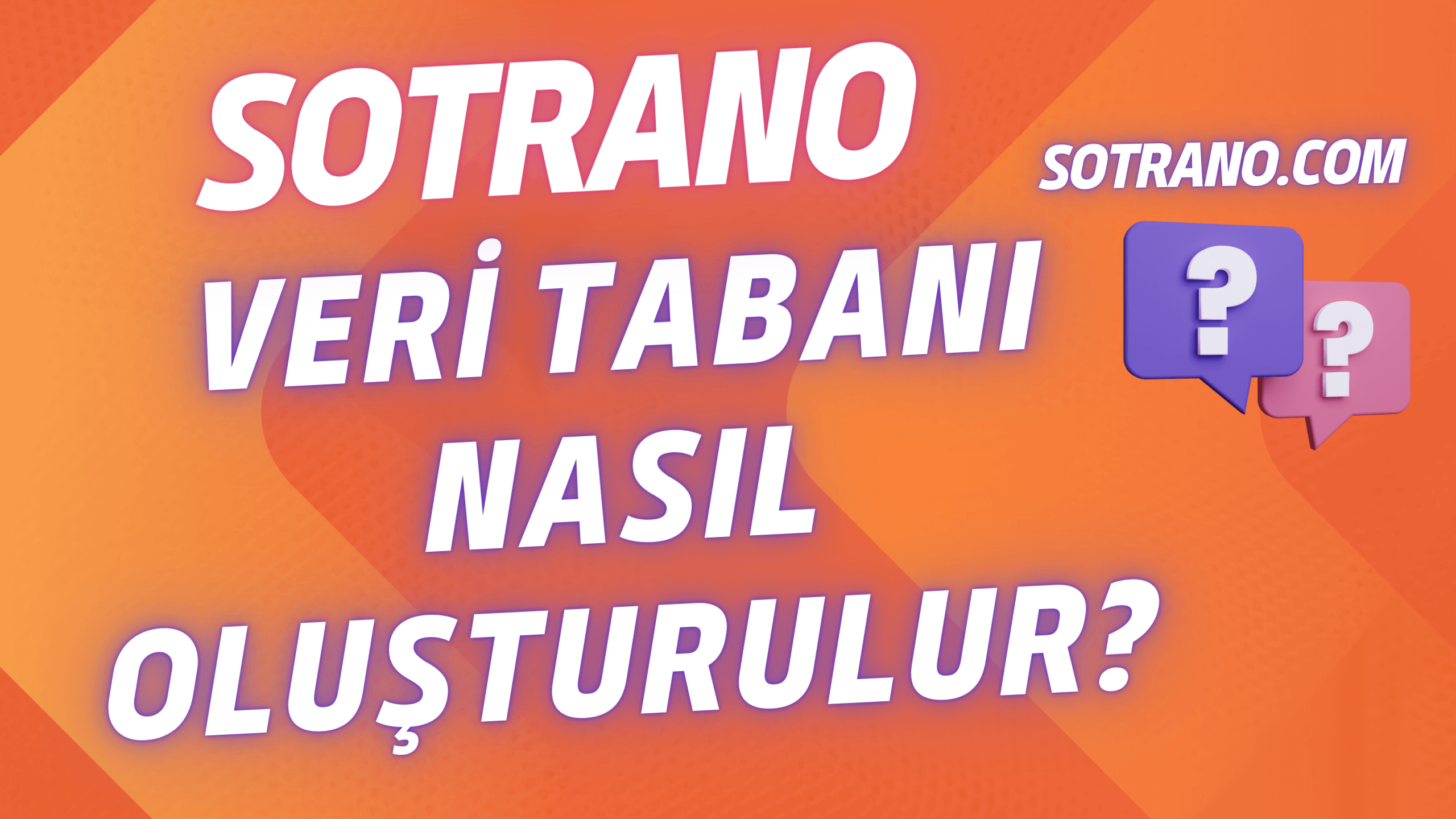 Veri Tabanı Nasıl Oluşturulur?